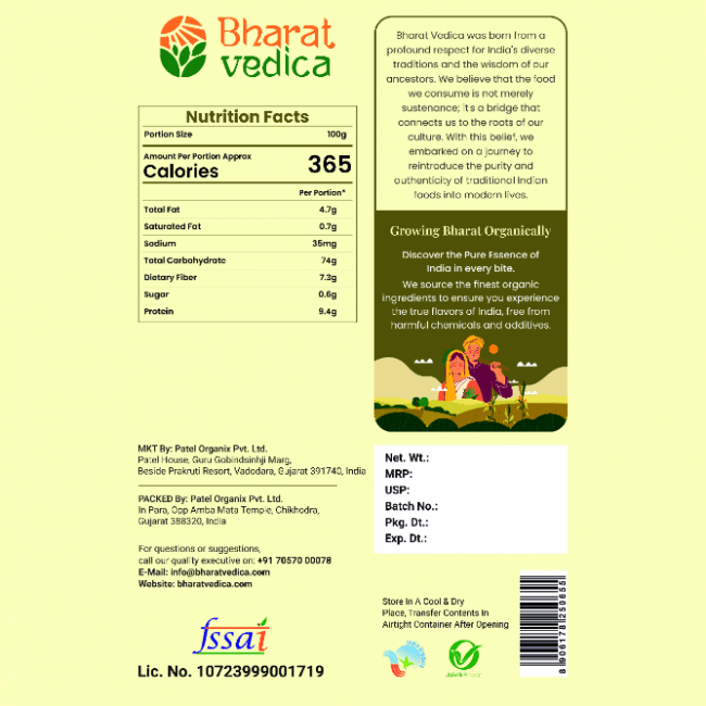 Bharat Vedica Organic Corn - Organic Makka