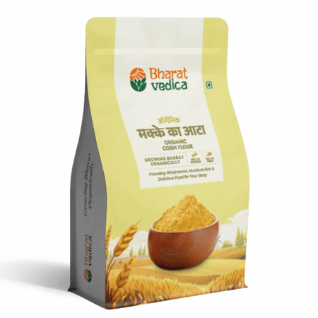 Bharat Vedica Organic Corn Flour - Organic Makki ka Atta