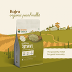 Bharat Vedica Organic Pearl Millet - Organic Bajra - Distacart