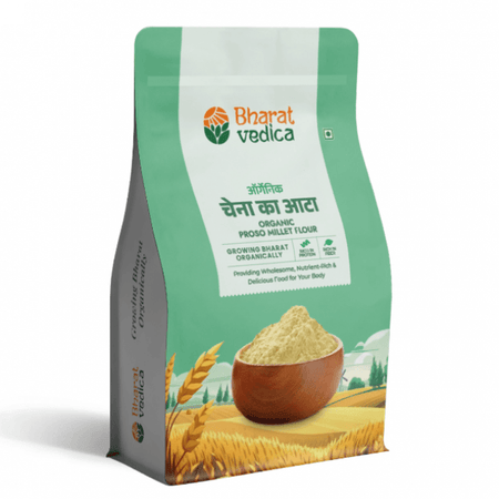 Bharat Vedica Organic Proso Millet Flour - Organic Chena ka Atta