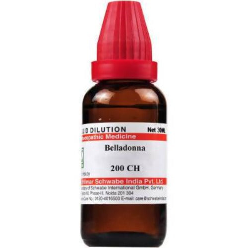 Dr. Willmar Schwabe India Belladonna Dilution - Distacart
