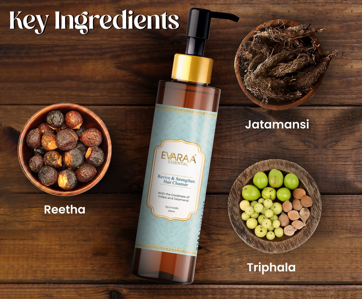 Evaraa Essential Revive & Strengthen Hair Cleanser
