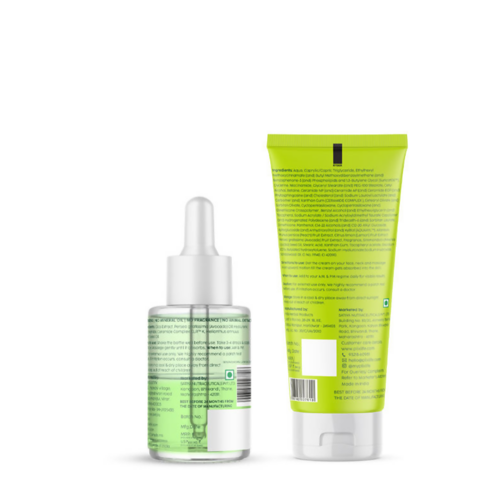 PLIX The Plant Fix Avocado Ceramide Moisture Rush Skincare Duo - Serum & Cream