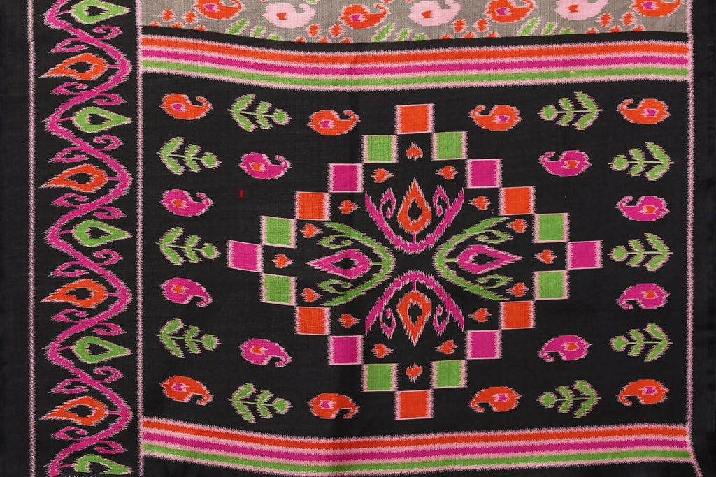 Vamika Black Printed Art Silk Saree