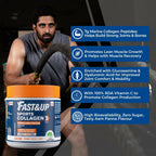 Fast&Up Sports Collagen Protein 7g Type 1 Marine Collagen Peptides - Distacart