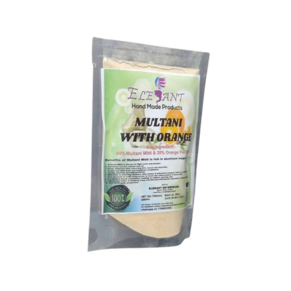 Elegant Multani With Orange Powder