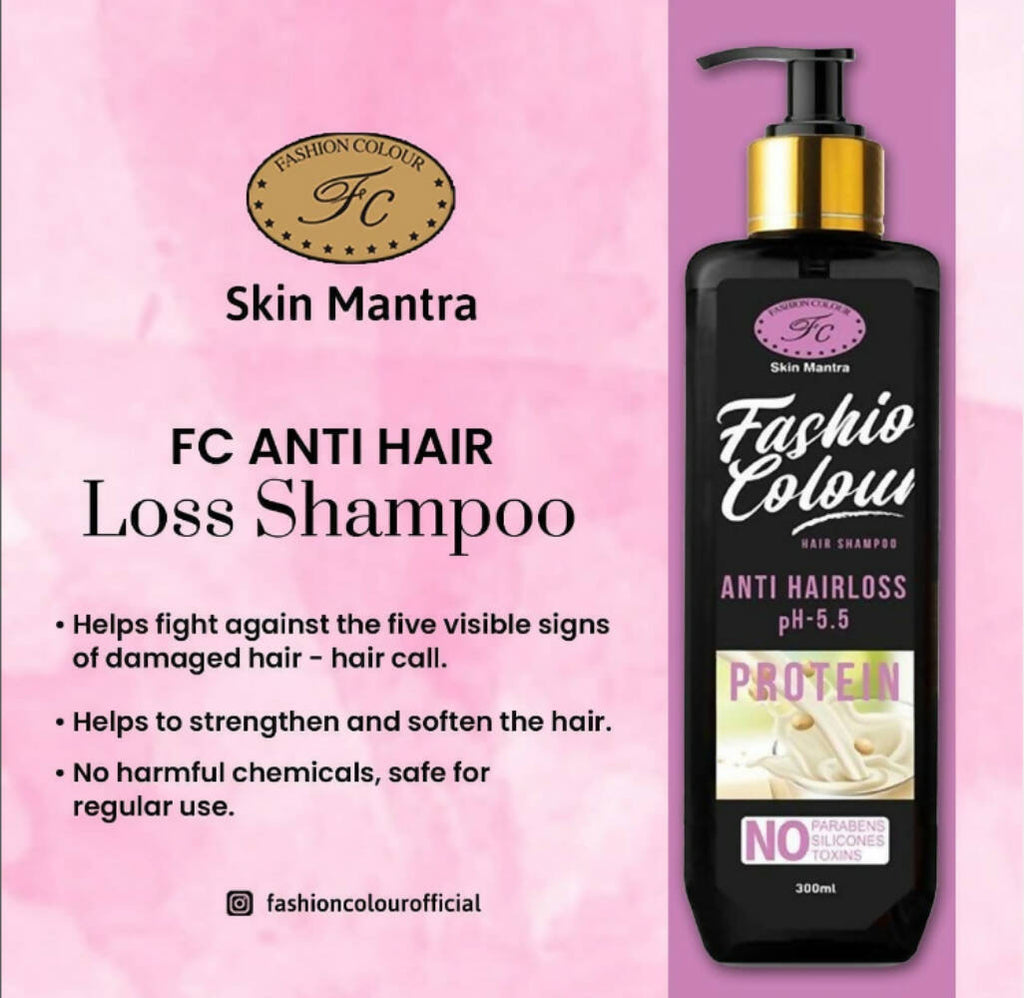 Fashion Colour Anti Hairloss Protein Shampoo