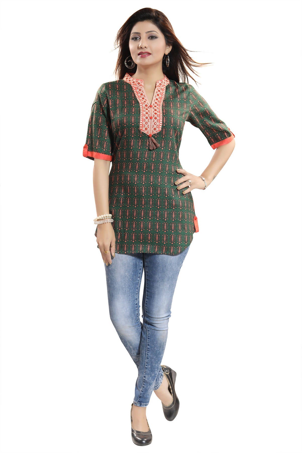 Snehal Creations Short Rayon Kurti - Distacart
