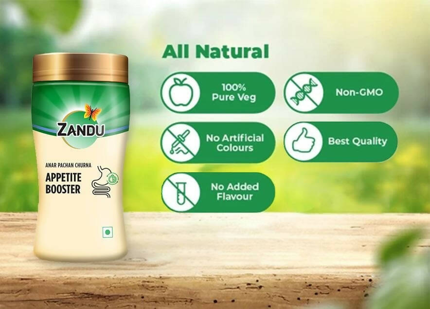 Zandu Appetite Booster Anar Pachan Churna - Distacart