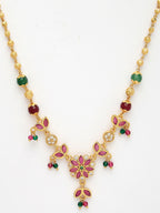 NVR Women's Multicolor Gold-Polished Minimal Chain
