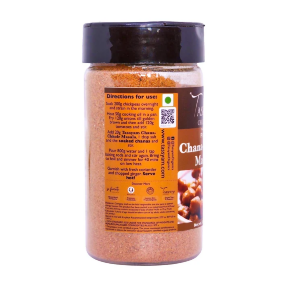 Tassyam Organics Pindi Chana Chhole Masala - Distacart