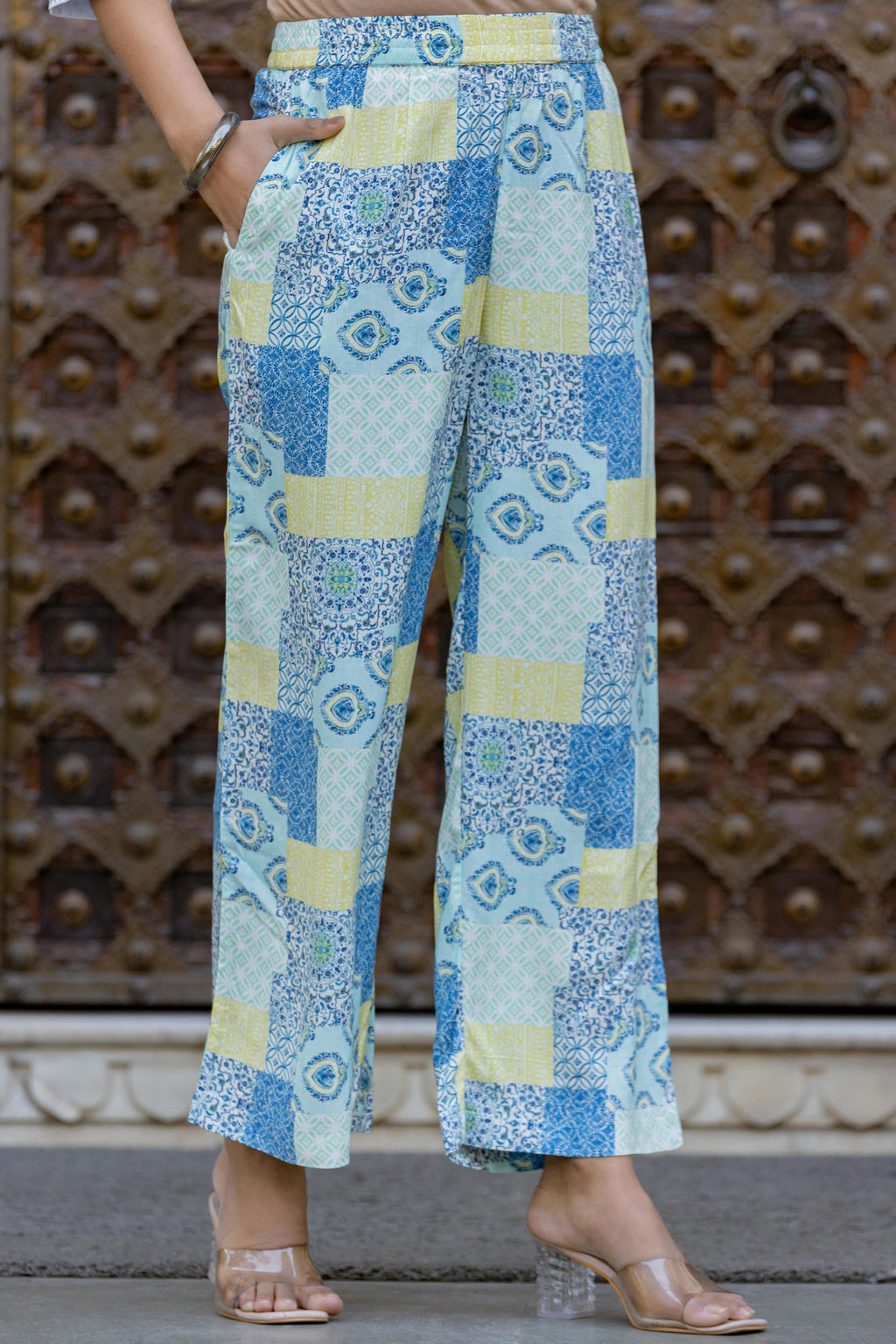 Juniper Blue Ethnic Printed Kurta Set with Dupatta - Distacart