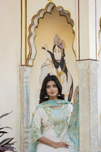 Juniper Multi Color Ethnic Printed Kurta Set with Dupatta