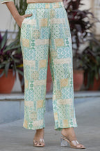 Juniper Multi Color Ethnic Printed Kurta Set with Dupatta