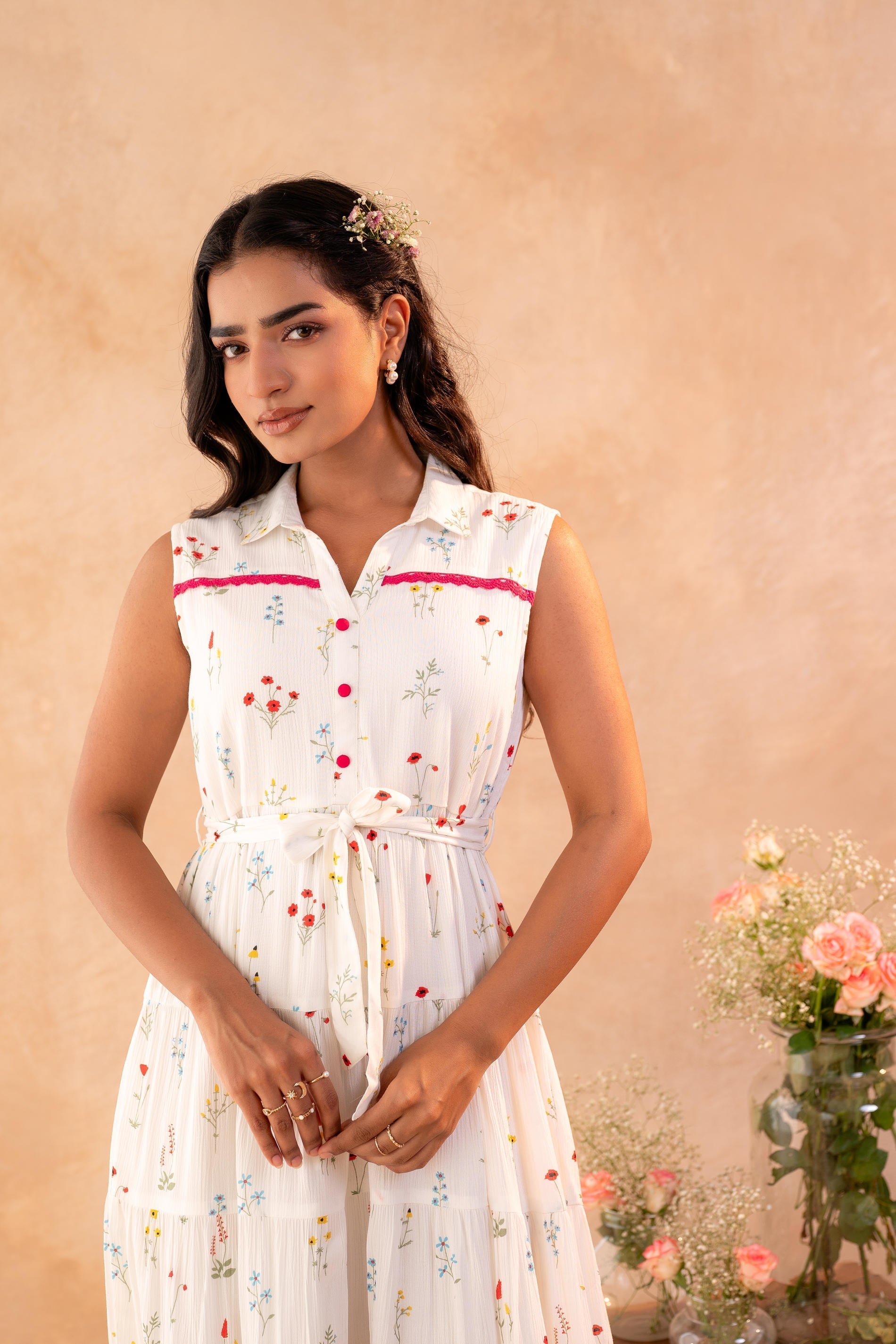 Juniper Whisper Bloom Summer Dress - Distacart