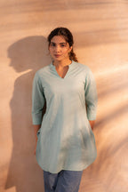 Juniper Mint Ease Minimal Cotton Tunic