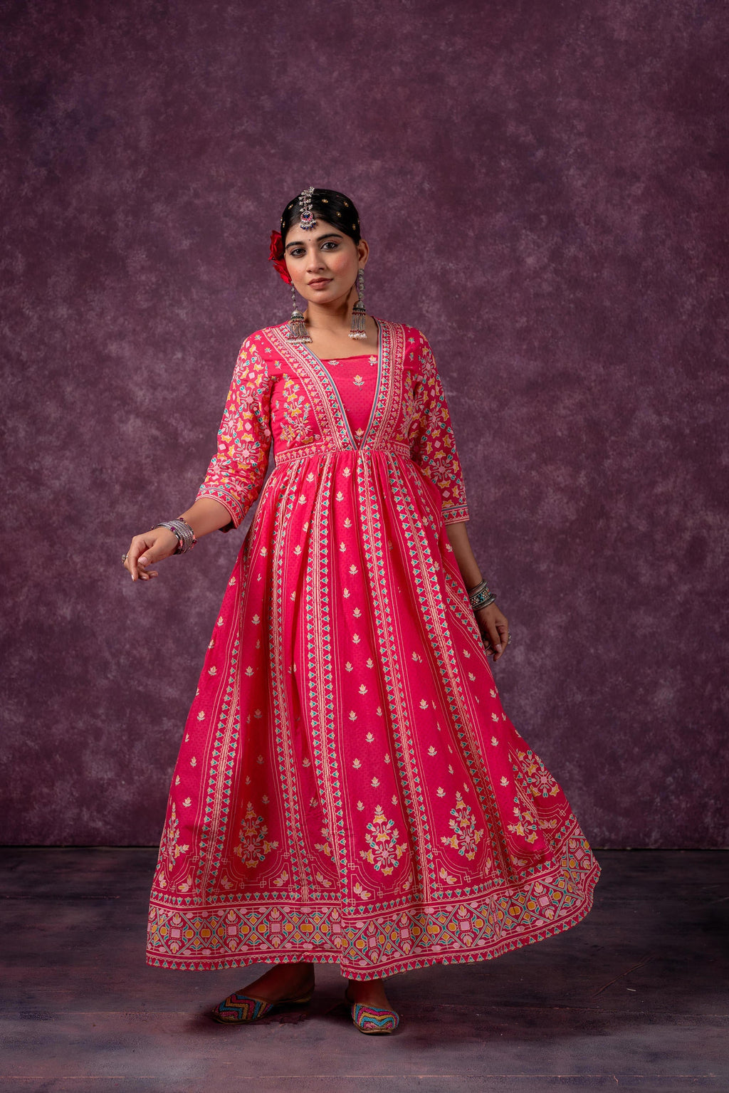 Juniper Gulnaar Heritage Anarkali - Distacart