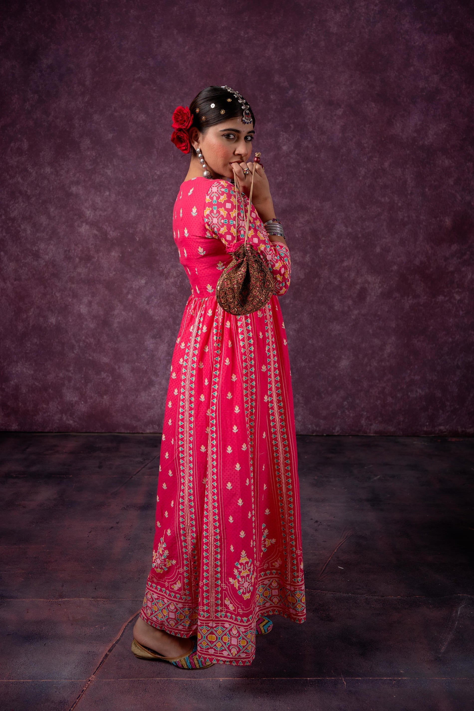 Juniper Gulnaar Heritage Anarkali - Distacart