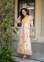 Juniper Women Printed Floral Fit & Flared Dress - Distacart