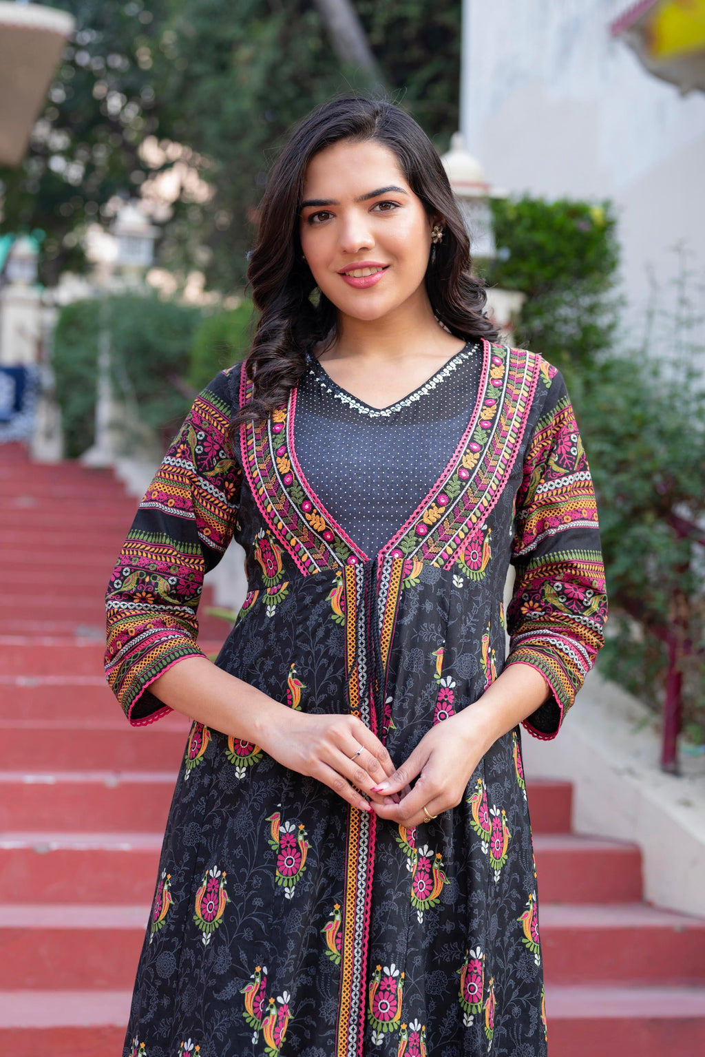 Juniper Women Printed Floral Fit & Flared Dress - Distacart