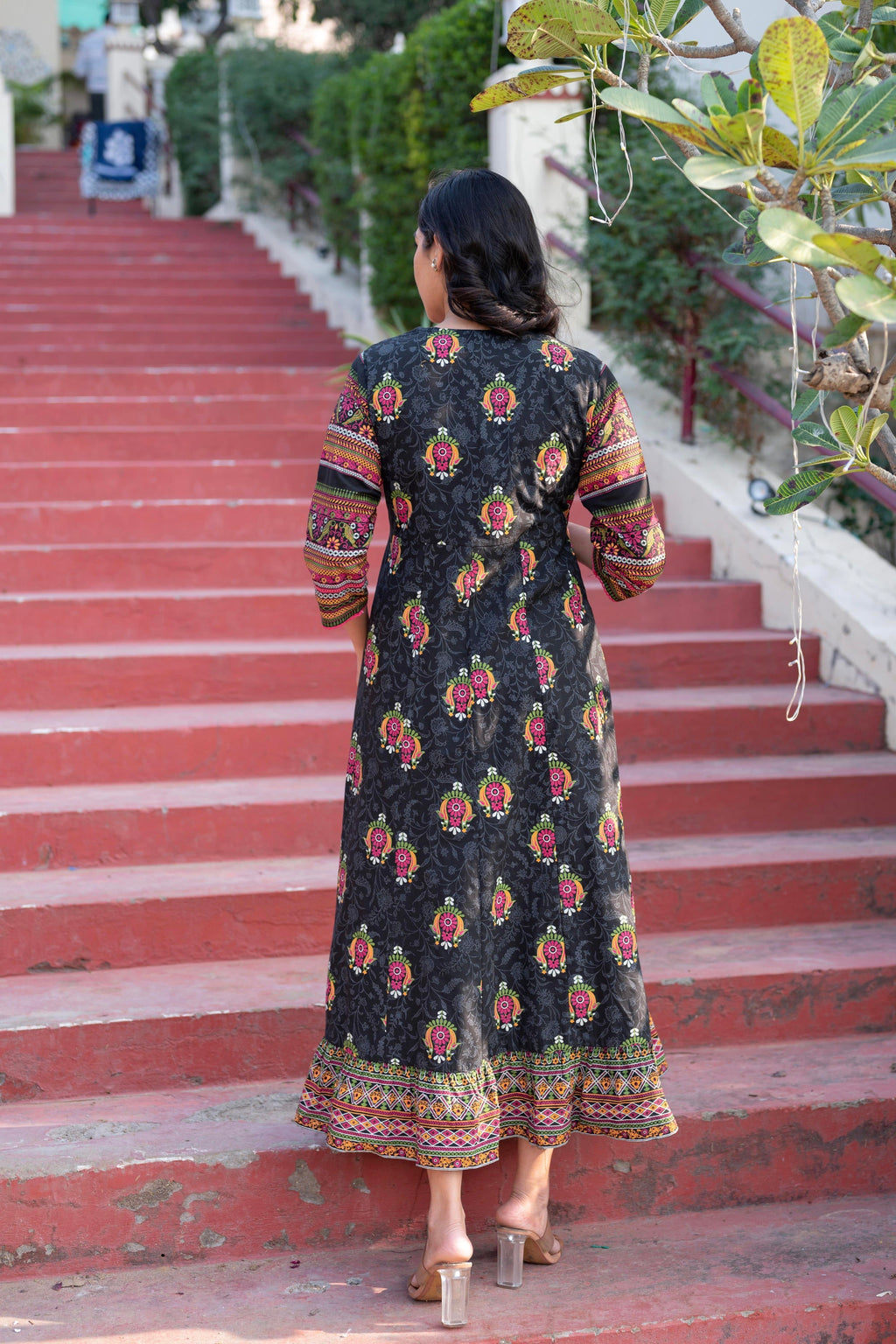 Juniper Women Printed Floral Fit & Flared Dress - Distacart