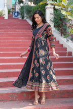 Juniper Women Printed Floral Fit & Flared Dress - Distacart