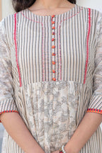 Juniper Women Printed Kurta and Palazzo Set