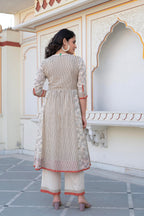 Juniper Women Printed Kurta and Palazzo Set