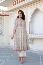 Juniper Women Printed Kurta and Palazzo Set