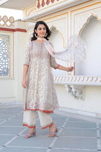 Juniper Women Printed Kurta and Palazzo Set