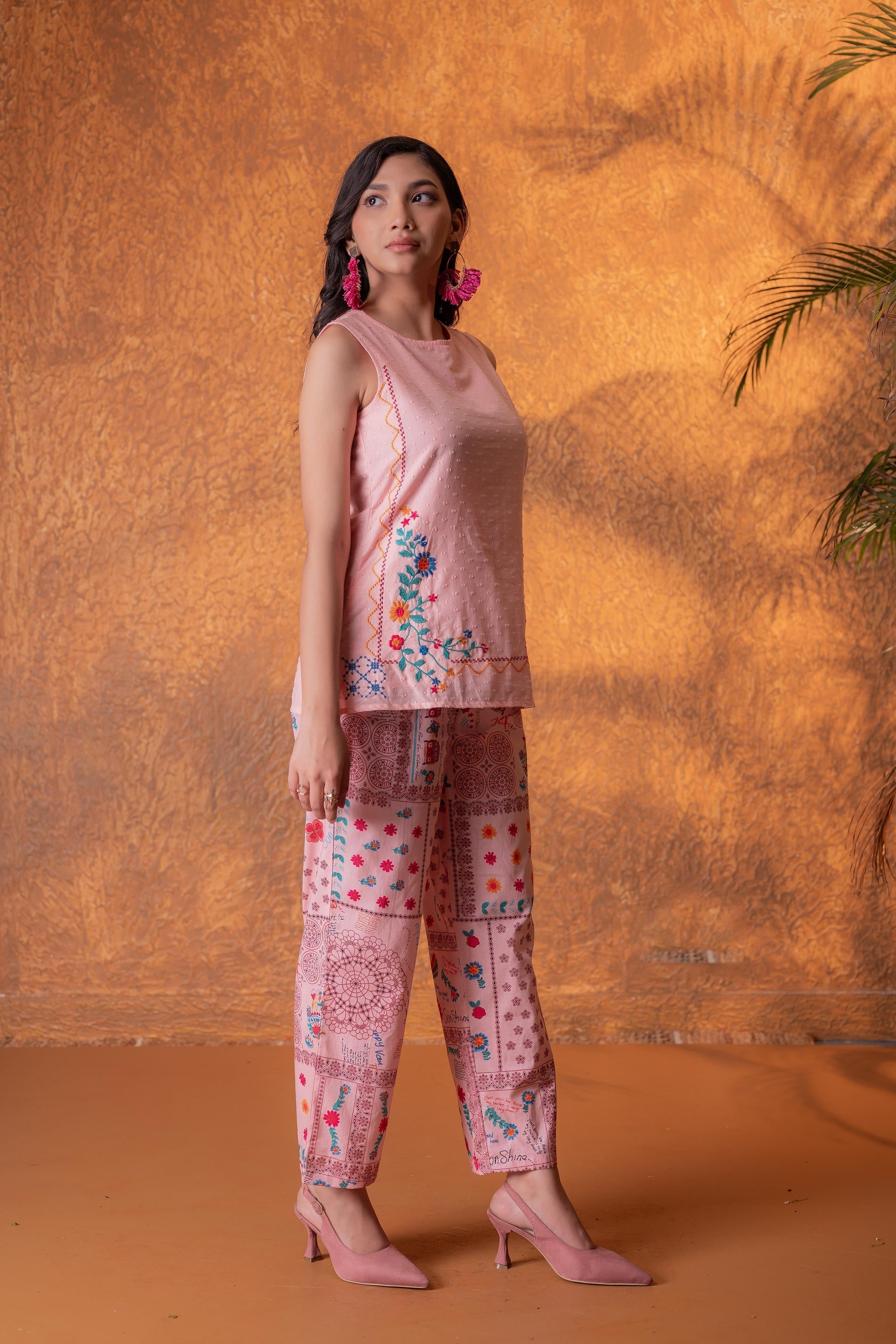 Juniper Blush Garden Patch Co-Ord Set - Distacart