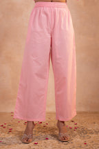 Juniper Blush Noor Printed Kurta Pant And Dupatta Set - Distacart