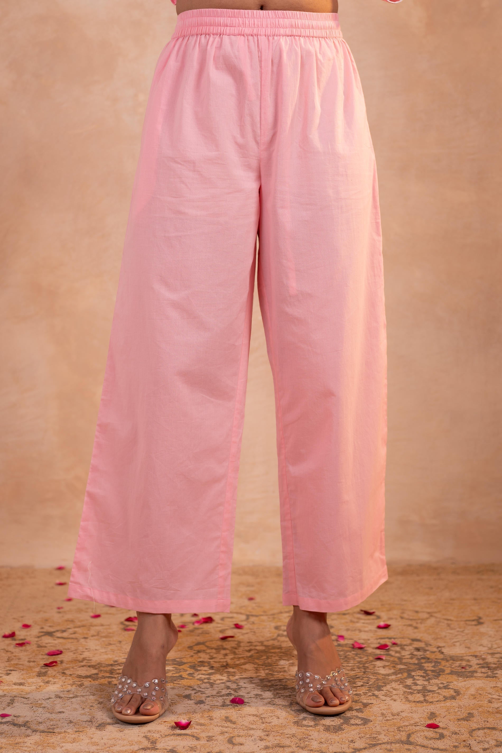 Juniper Blush Noor Printed Kurta Pant And Dupatta Set - Distacart
