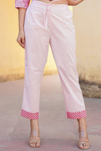 Juniper Light Pink Ethnic Motif Printed Kurta Pant And Dupatta Set With Mirror & Thread Work - Distacart