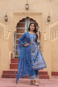Juniper Blue Women's Kurta Set - Distacart