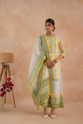 Juniper Gulbahaar Off-White Floral Printed Kurta Palazzo And Dupatta Set - Distacart