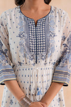 Juniper Gulnaar Neel Garden Panelled Dress - Distacart