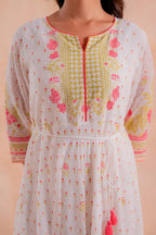 Juniper Gulnaar Garden Panelled Dress - Distacart
