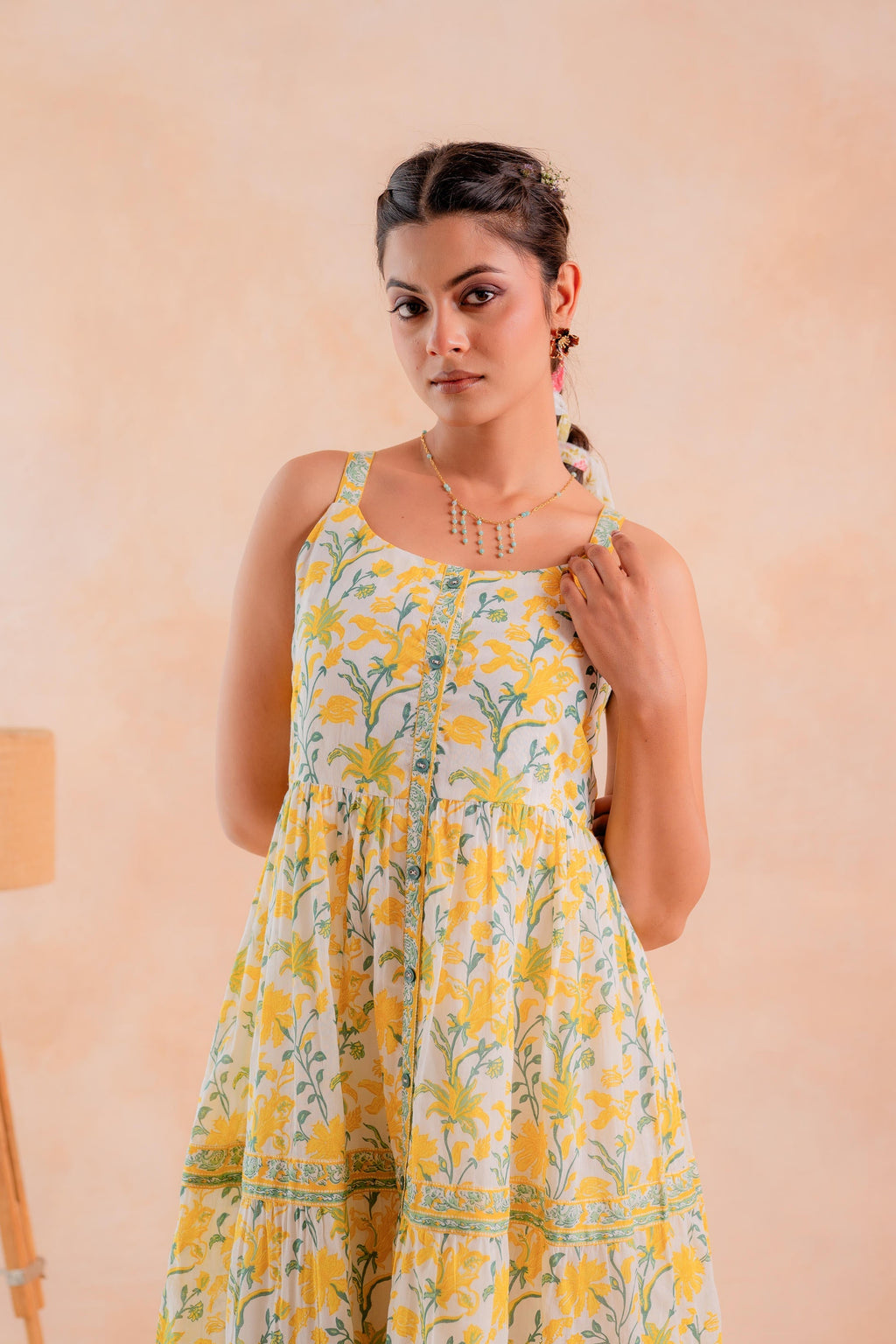 Juniper Sunlit Meadow Tiered Dress - Distacart