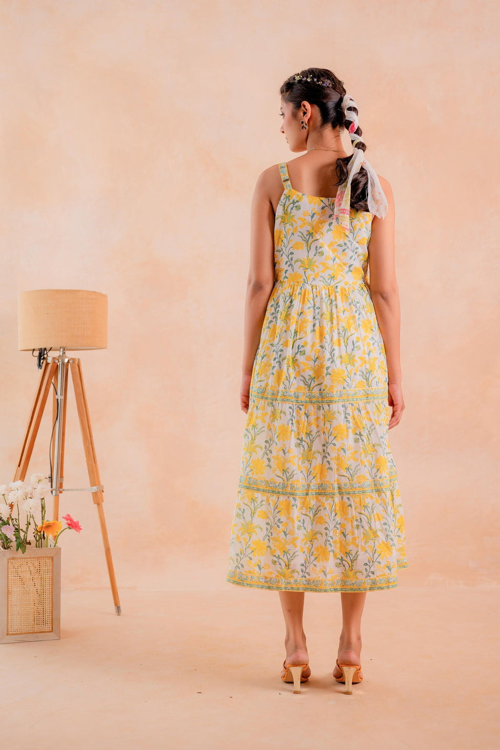 Juniper Sunlit Meadow Tiered Dress - Distacart