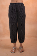 Juniper Noir Ikat Echo Black & White Printed Kurta Pant And Dupatta Set - Distacart