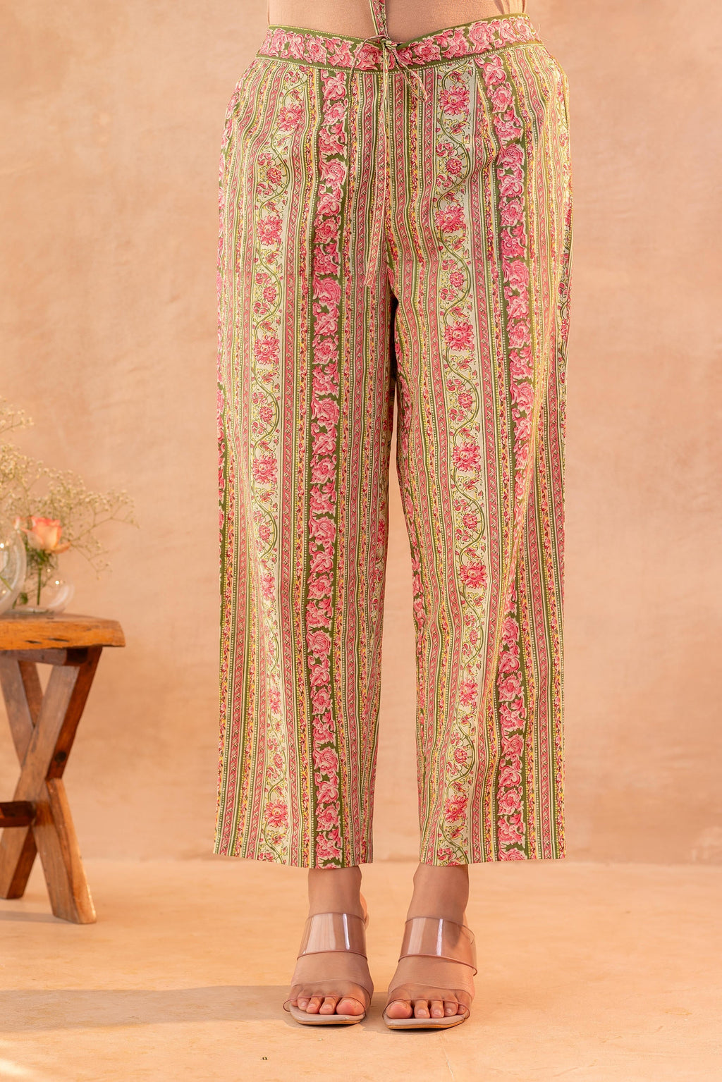 Juniper Gulnaar Garden Printed Kurta Pant And Dupatta Set - Distacart