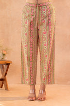 Juniper Gulnaar Garden Printed Kurta Pant And Dupatta Set - Distacart
