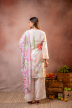Juniper Gulnaar Garden Printed Kurta Set - Distacart