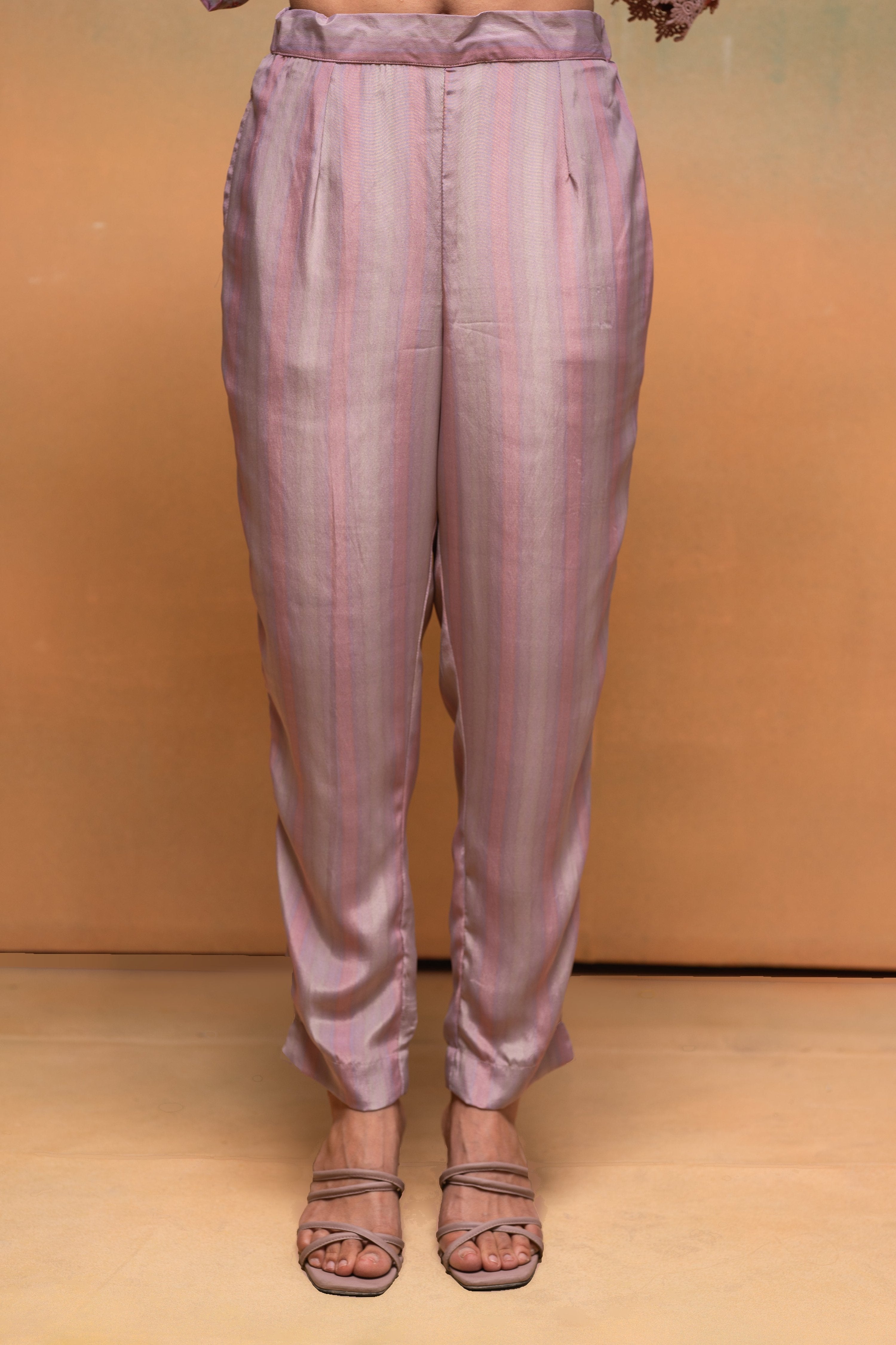 Juniper Pink Floral Embellished A-Line Kurta Pant And Dupatta Set With Beads & Sequence Work - Distacart