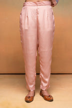 Juniper Peach Man Made Fiber Floral Printed Kurta With Pants & Dupatta Set With Sequence Work - Distacart