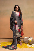 Juniper Olive Man Made Fiber Floral Printed Kurta With Pants & Dupatta Set With Sequence Work - Distacart
