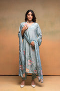 Juniper Mint Meadow Elegance Kurta Pant And Dupatta Set - Distacart