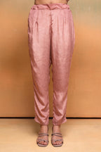 Juniper Peach Floral Embellished Straight Kurta Pant And Dupatta Set With Beads & Sequence Work - Distacart