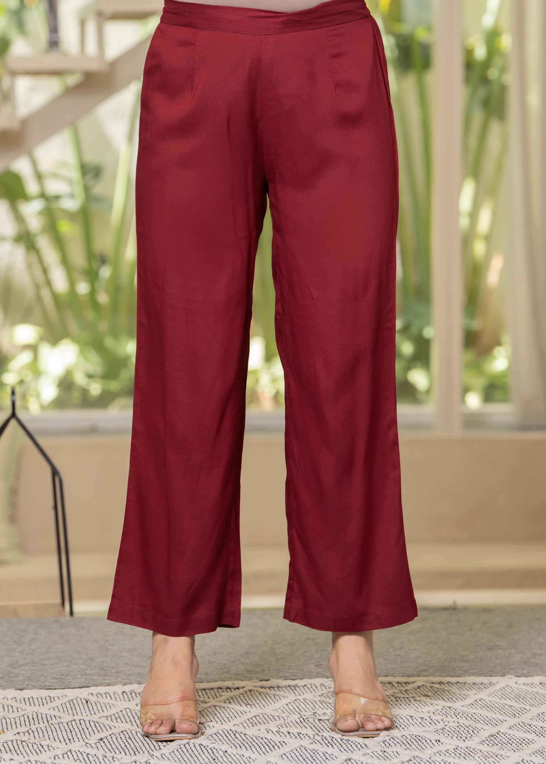 Juniper Ivory Floral Poly Kurta And Pants Set With Mirror, Thread Work And Tassels Detail - Distacart